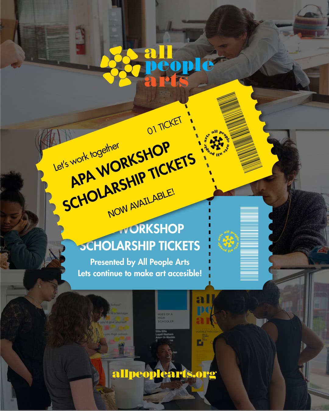 APA WORKSHOP SCHOLARSHIP TICKETS
